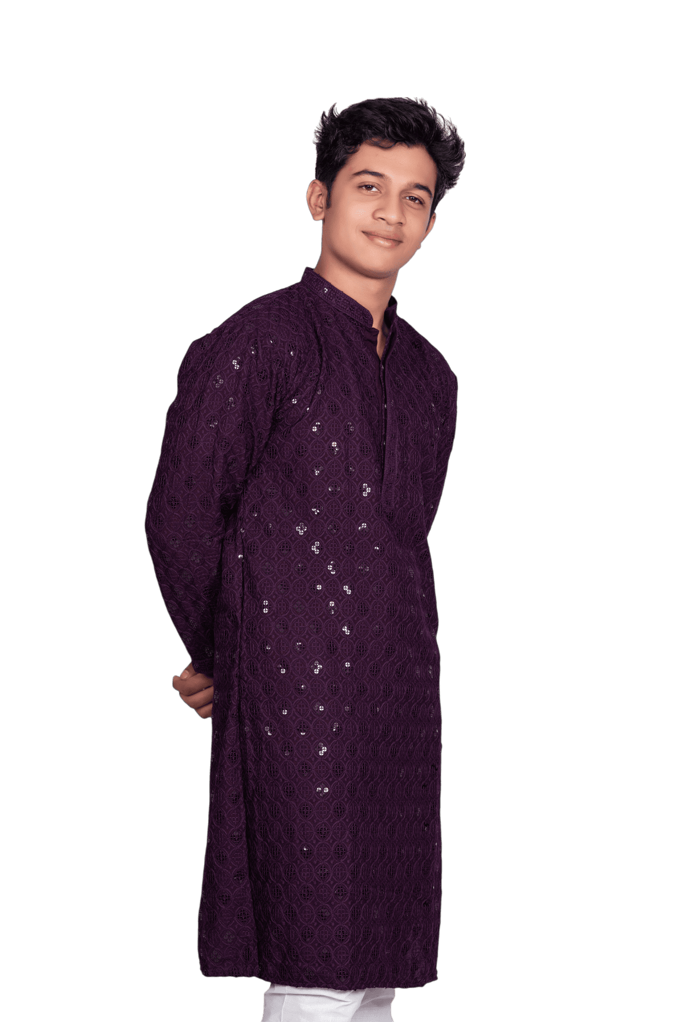 Lakhnavi Kurta Pajama Set